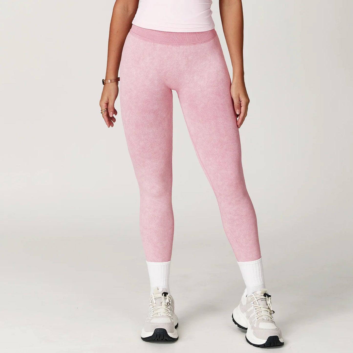 Yoga Pants Impact Leggings Women Seamless Sports Yoga Pant High Waist Ribbed Gym Clothes Fitness Workout Wear Scrunch Bum Tights